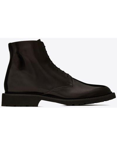 Saint Laurent Army Stiefel 30mm - Schwarz