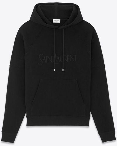 Saint Laurent Aint aurent hoodie chwarz - Schwarz