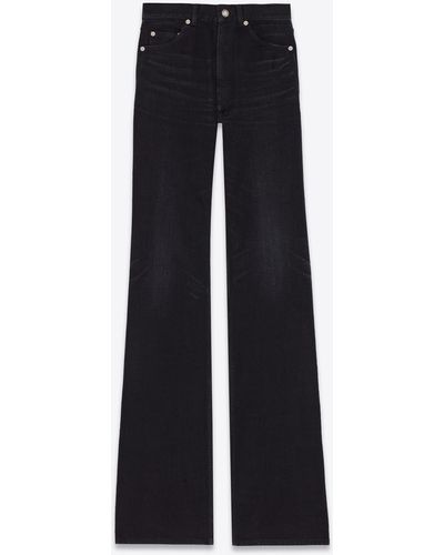 Saint Laurent 70's Jeans In Black Denim