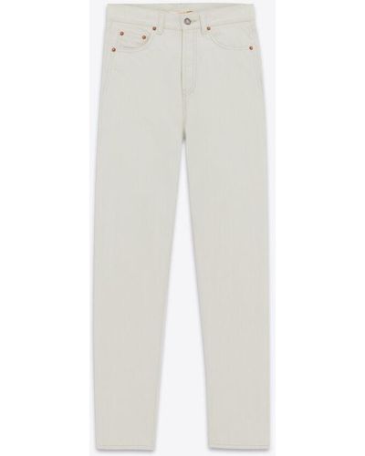 Saint Laurent Slim-fit-jeans aus denim - Weiß