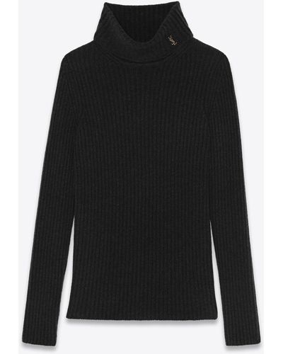 Saint Laurent Caandre Turteneck Weater - Black
