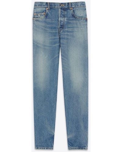 Saint Laurent Vanessa jeans aus denim - Blau