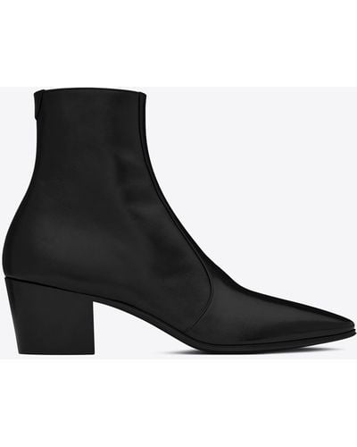 Saint Laurent Vassili Zipped Boots - Black