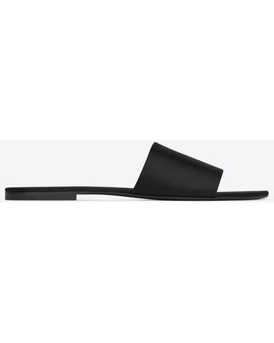 Saint Laurent Carlyle Slides - Black