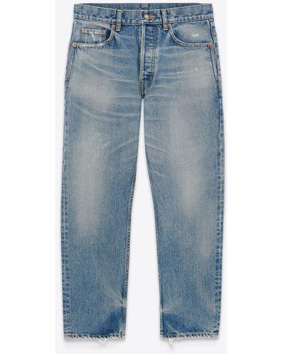 Saint Laurent Mick-jeans aus denim - Blau