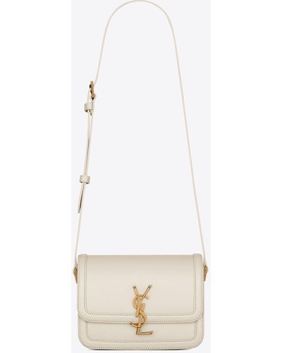 Saint Laurent Small Solferino Satchel - White