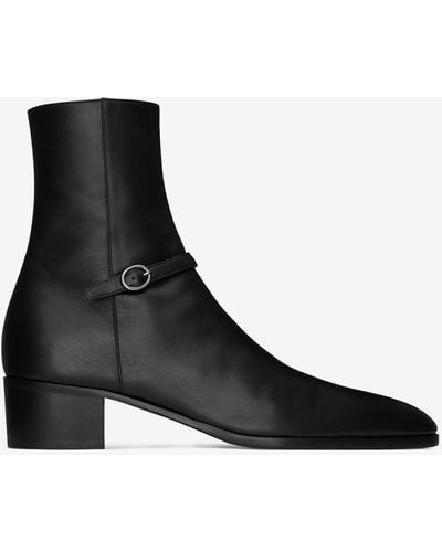 Saint Laurent Vlad Zipped Boots - Black