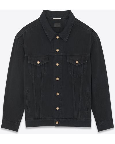 Saint Laurent Oversized Jacket - Black