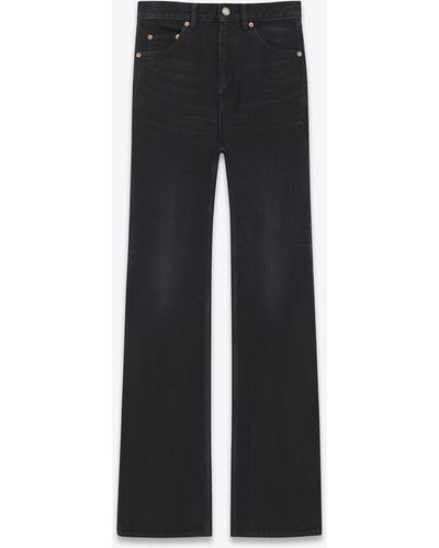 Saint Laurent 70's Flared Jeans - Black