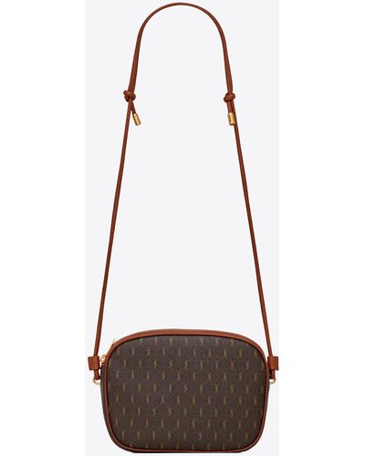 Le Monogramme Bucket Bag In Monogram Canvas And Smooth Leather Chestnut