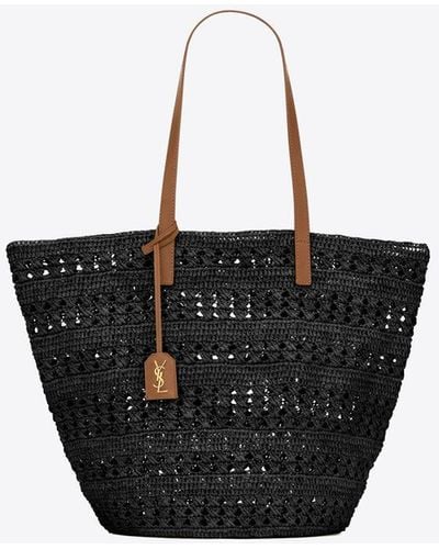 Saint Laurent Panier Medium Bag - Black