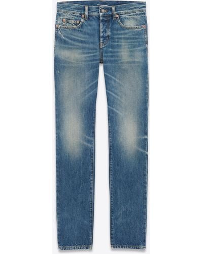 Saint Laurent Slim-fit Jeans - Blue