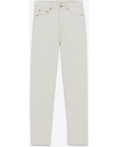 Saint Laurent Slim-fit Jeans - White