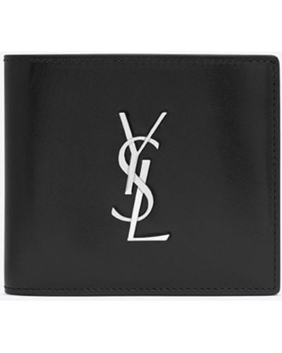 Saint Laurent East/west Monogram Wallet - Black