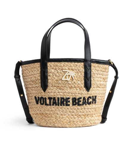 Zadig & Voltaire Bolso Le Baby Beach Bag - Metálico