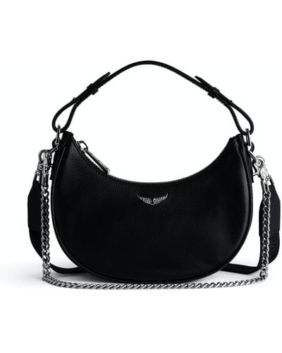 Zadig & Voltaire Logo-plaque Leather Crossbody Bag - Black