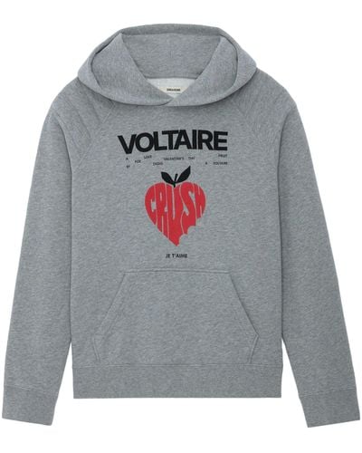 Zadig & Voltaire Sweatshirt Avata Concert Crush - Gris