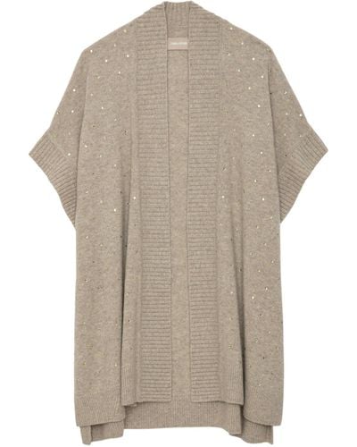 Zadig & Voltaire Indiany Cardigan 100% Cashmere - Grey