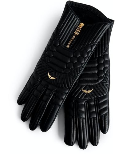 Zadig & Voltaire Out Of Hands Gloves - Black