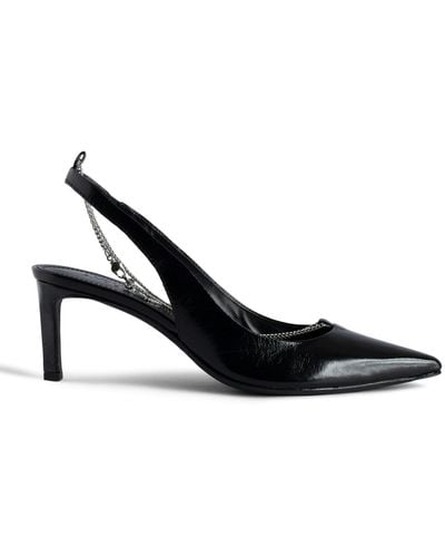 Zadig & Voltaire First Night Court Shoes - Black
