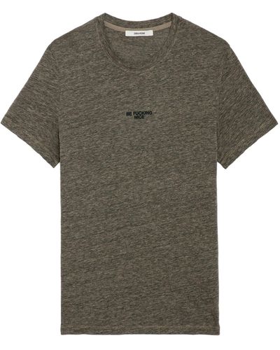 Zadig & Voltaire T-shirt Tommy - Grün