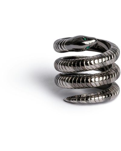 Zadig & Voltaire Ring Double Snake - Mehrfarbig