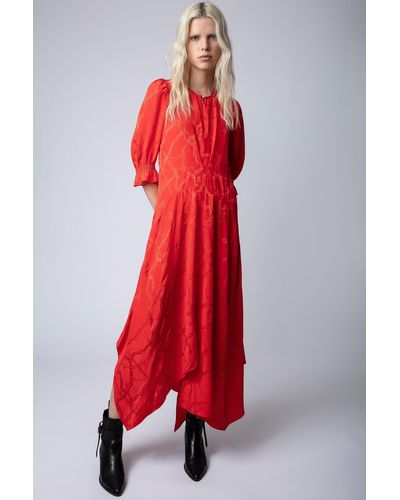 Zadig & Voltaire Ranage Jac Chain Dress - Red
