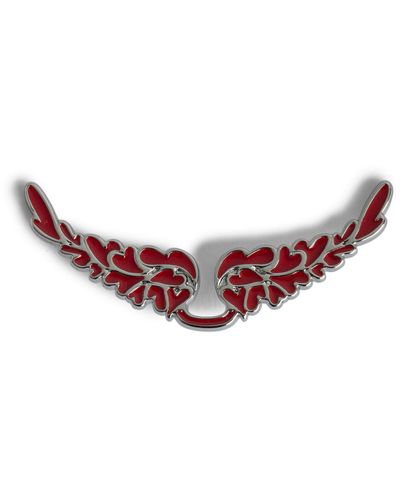 Zadig & Voltaire Colgante Swing Your Wings Hearts - Rojo