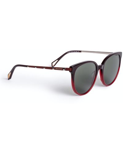 Zadig & Voltaire Studs Sunglasses - Red