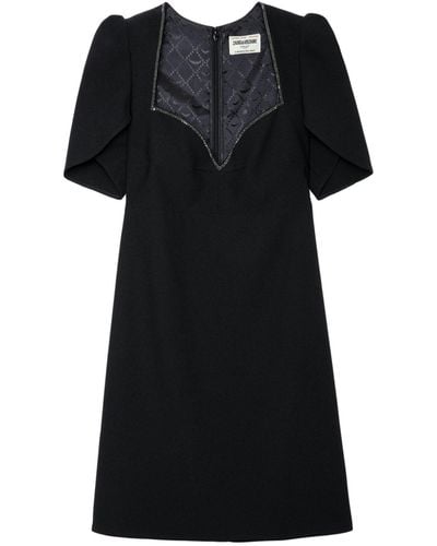 Zadig & Voltaire Roxelle Diamante Dress - Black
