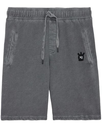 Zadig & Voltaire Shorts Party Skull - Grau