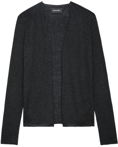 Zadig & Voltaire Cardigan daffy wings 100% cachemire - Noir