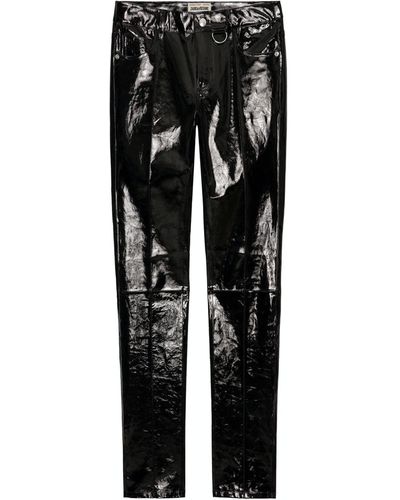 Zadig & Voltaire Hose Peko Vinyl - Schwarz