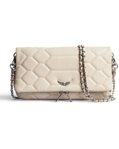 Zadig & Voltaire Bolso De Mano Rock Acolchado - Neutro