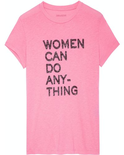 Zadig & Voltaire Walk Women Can Do Anything T-shirt - Multicolour