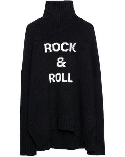 Zadig & Voltaire Alma rock & roll sweater - Negro