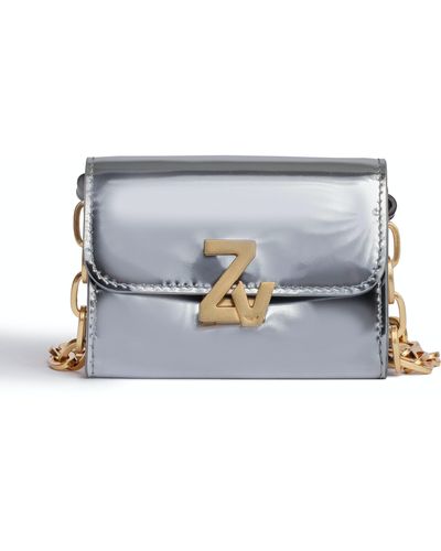 Zadig & Voltaire Damentasche Wallet Zv Initiale Le Tiny Unchained - Mettallic
