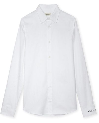 Zadig & Voltaire Camisa Sydney - Blanco