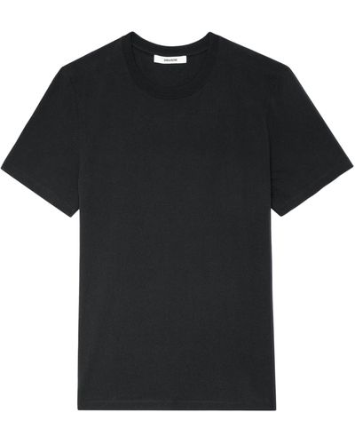 Zadig & Voltaire Ted T-Shirt mit grafischem Print - Schwarz