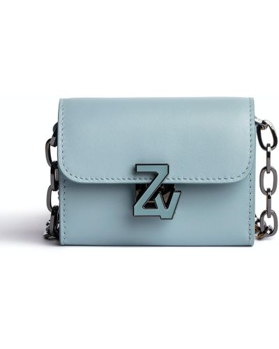 Zadig & Voltaire Damentasche Wallet Zv Initiale Le Tiny Unchained - Blau