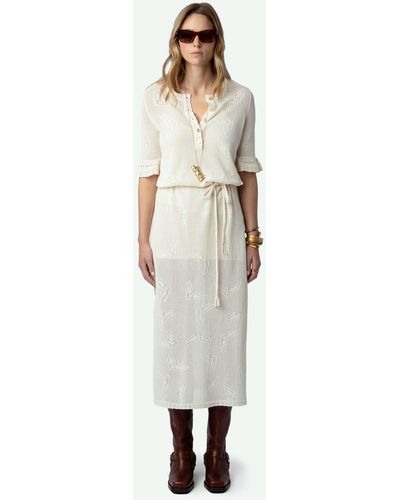 Zadig & Voltaire Salmy Wings Dress - White