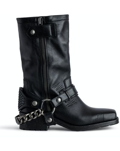 Zadig & Voltaire Igata Ankle Boots - Black