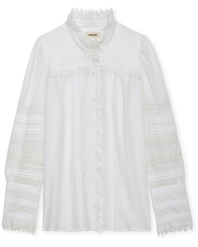 Zadig & Voltaire Blusa Trevy - Blanco