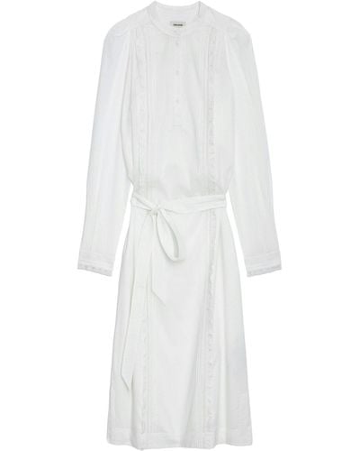 Zadig & Voltaire Kleid Ritchil - Weiß