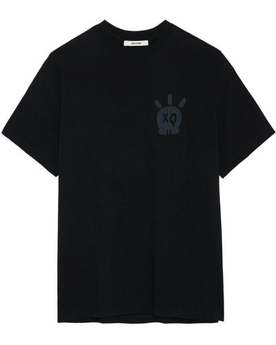 Zadig & Voltaire Camiseta Teddy Skull - Negro