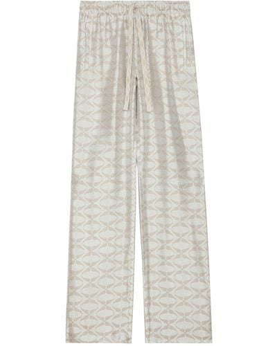 Zadig & Voltaire Pomy Wings Jacquard Trousers - Grey
