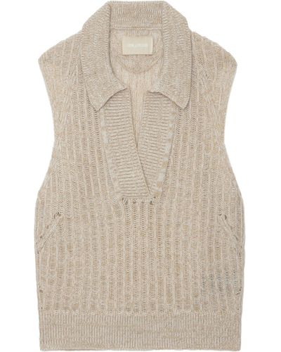Zadig & Voltaire Lunny Jumper 100% Merino Wool - Natural