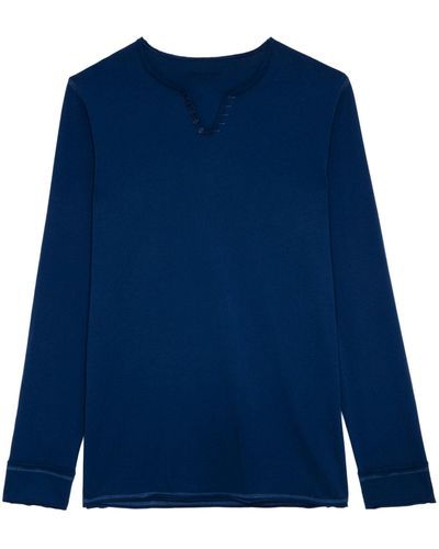 Zadig & Voltaire T-Shirt Monastir - Blau