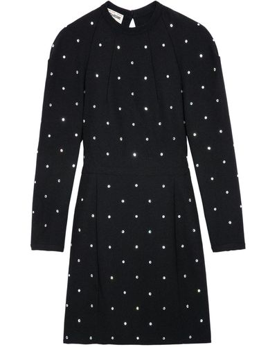 Zadig & Voltaire Robe racia strass - Noir