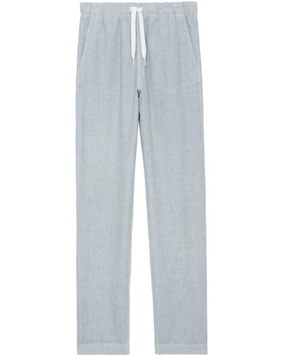 Zadig & Voltaire Pixel Linen Trousers - Blue